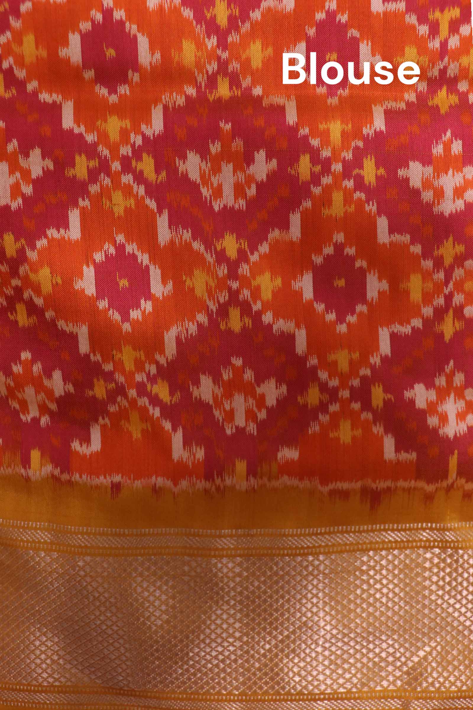 Pure Handloom Patola Ikat Silk Saree AL211720